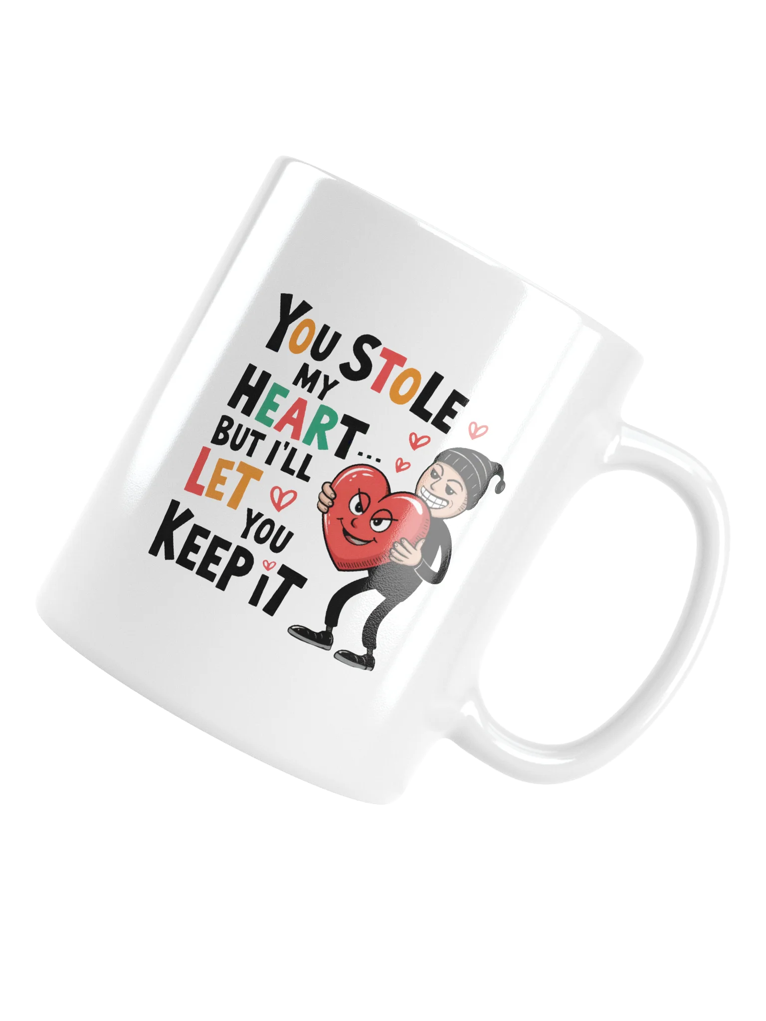 You Stole My Heart Valentine's Day Gift | Funny Love Mug | Cheeky Romance Gift product image (5)