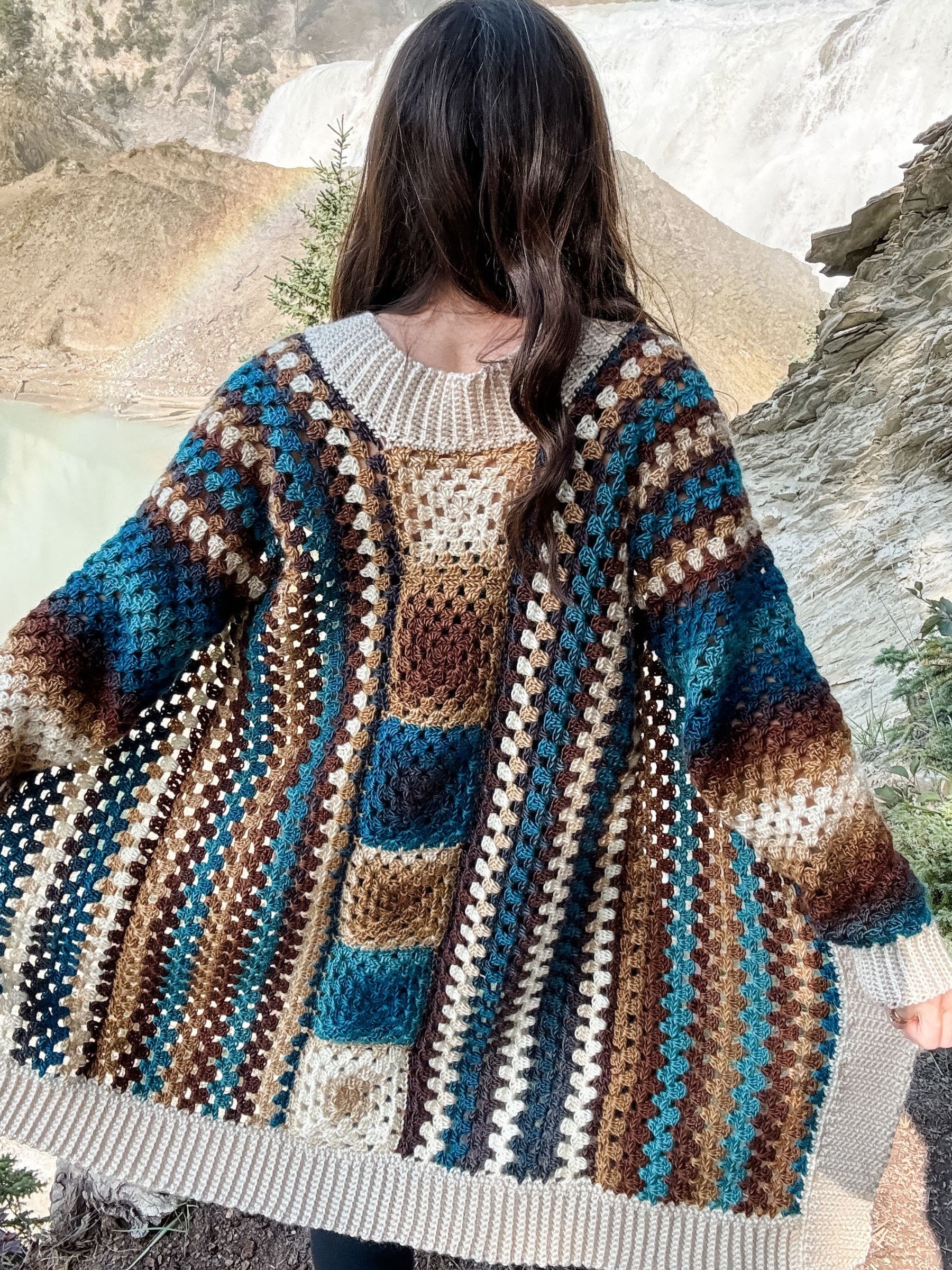 Cascade Mountain Cardigan Crochet Pattern product image (6)