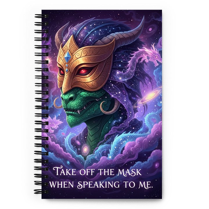 Ethereal Mask Off Spirit Spiral Notebook product image (1)