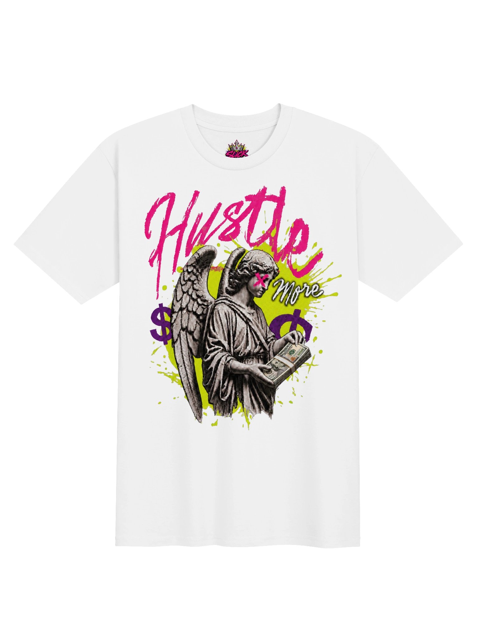 "HUSTLE MORE" Premium Heavyweight Tee product image (1)