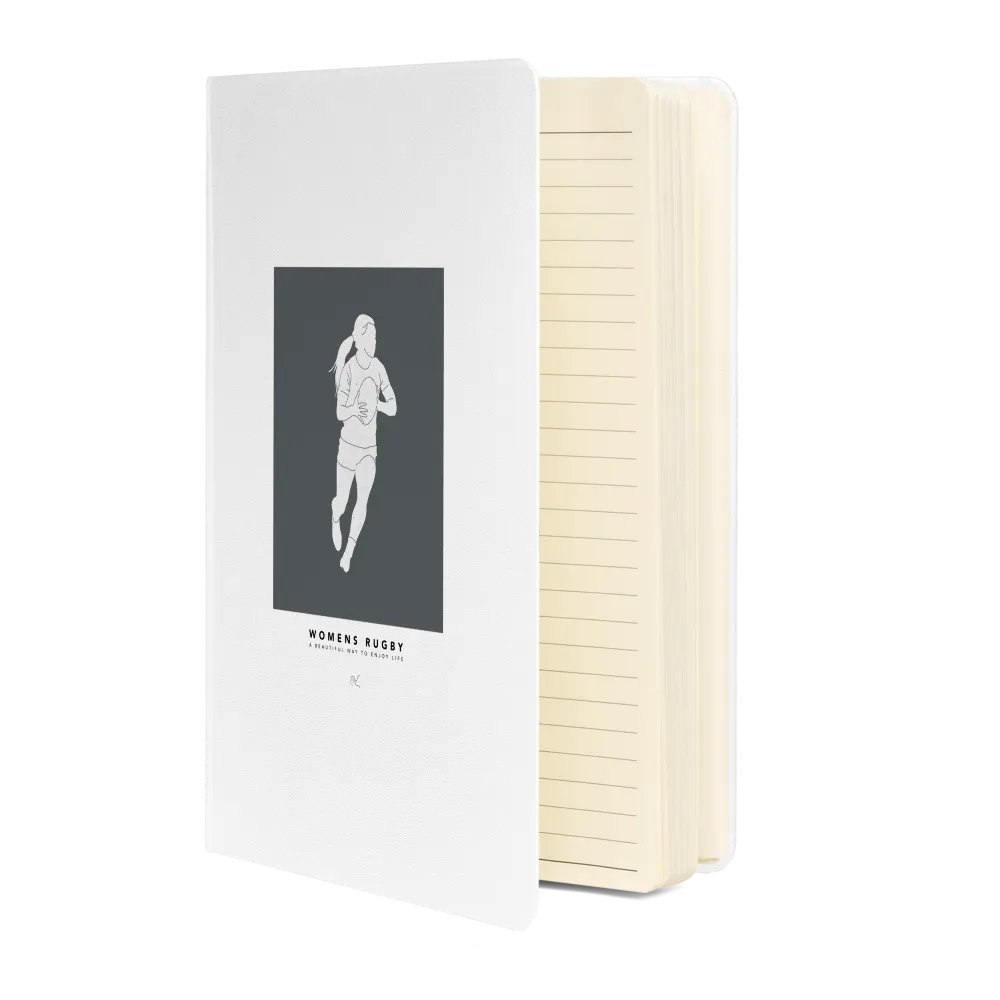 WOMENS RUGBY Hardcover Notebook "dark" product image (2)