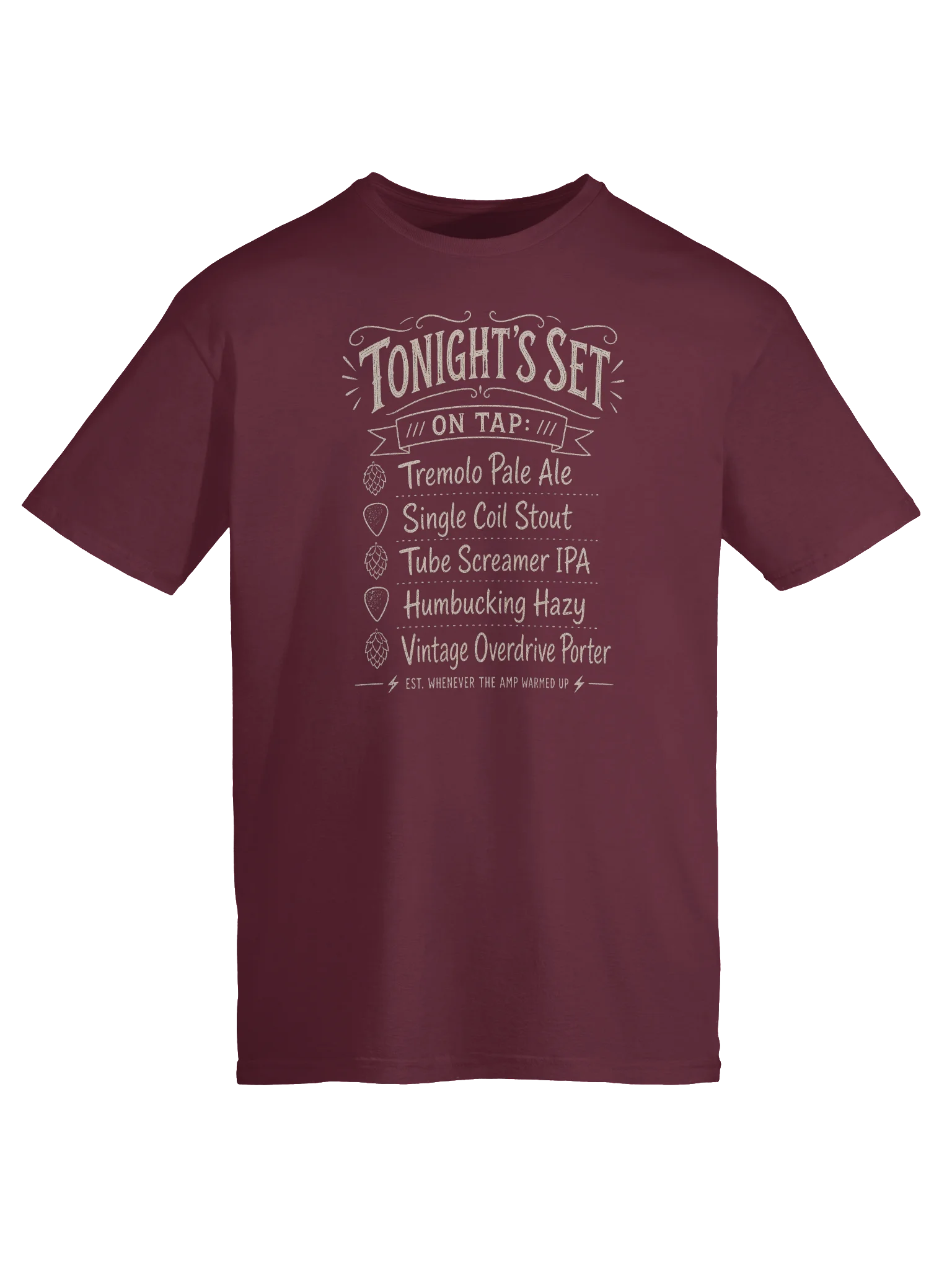 Tonight's Set - Craft Beer Themed Guitar T-shirt product image (6)