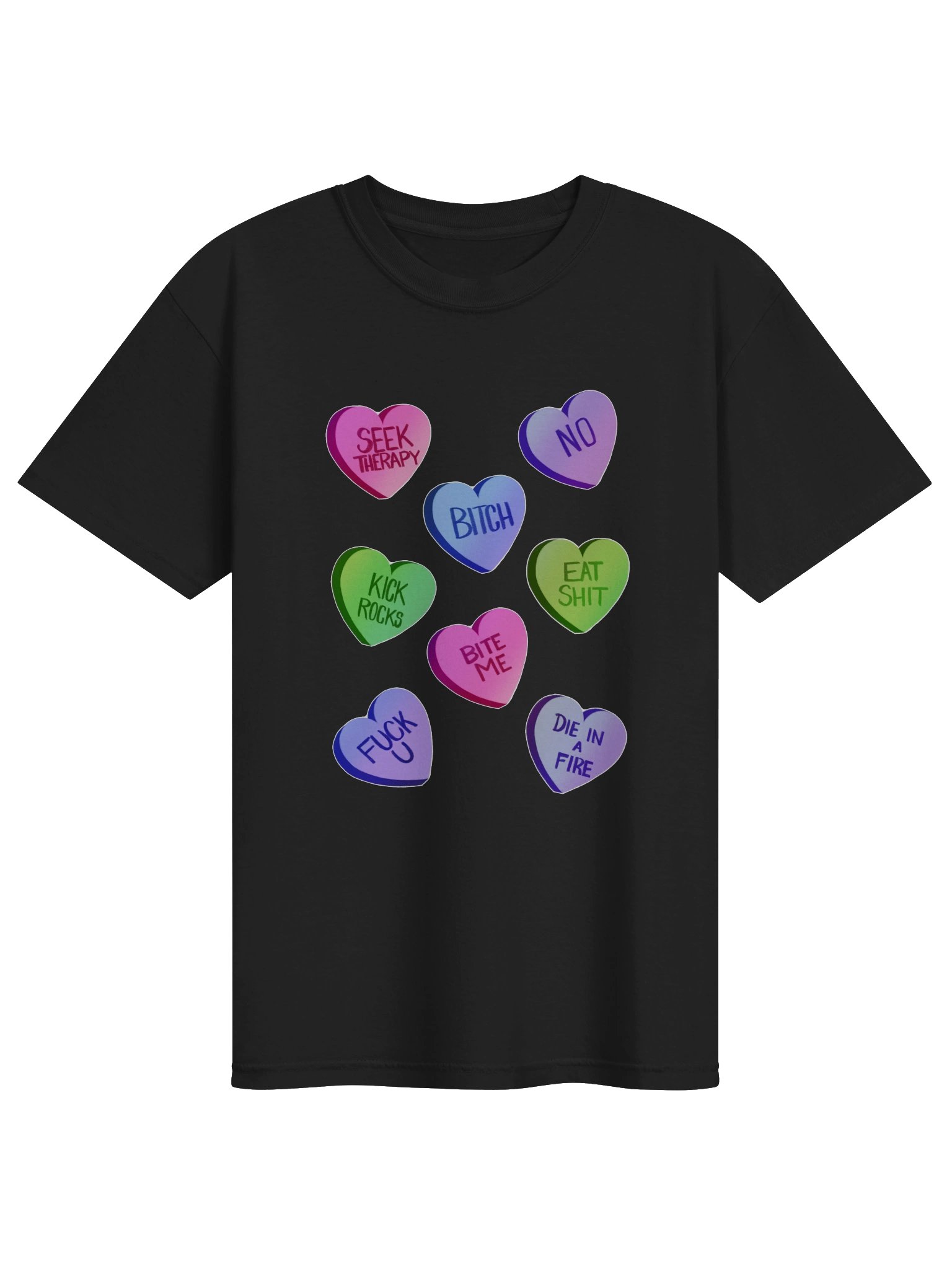 Cunt-versation Hearts || Unisex T-Shirt product image (1)