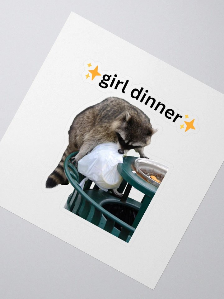 Girl Dinner Sticker product image (2)