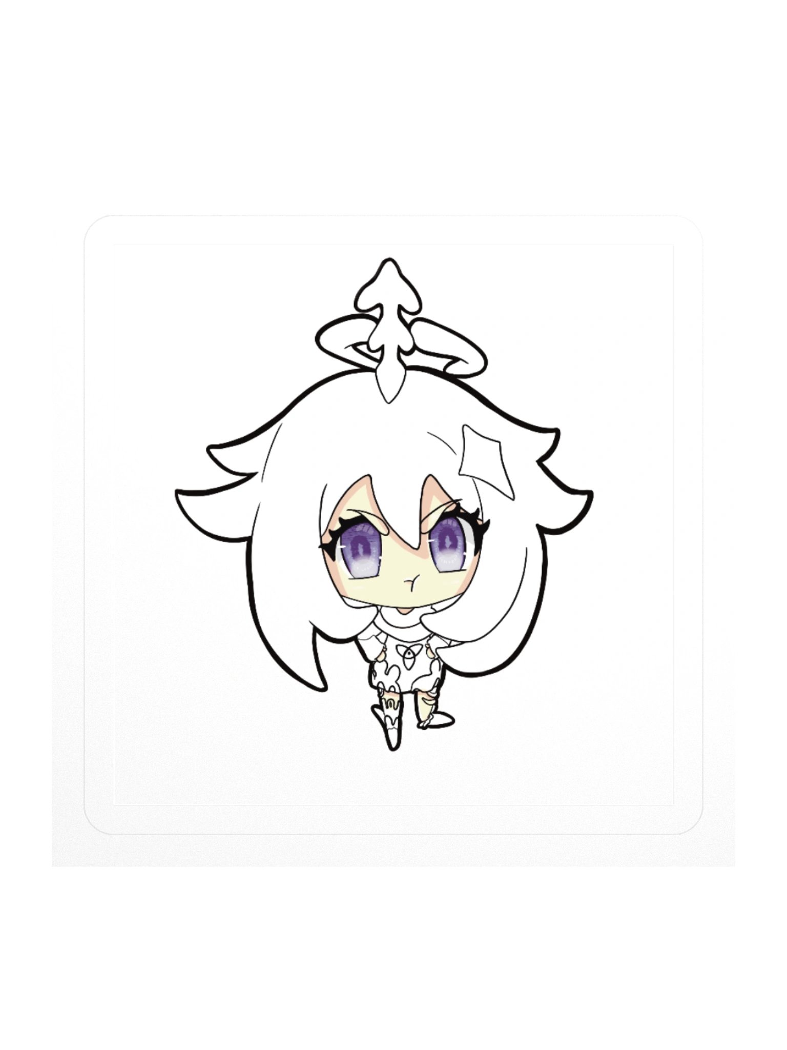 Paimon Hand on Hips Chibi Sticker product image (2)