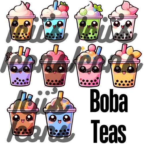 Boba Tea Icons product image (1)