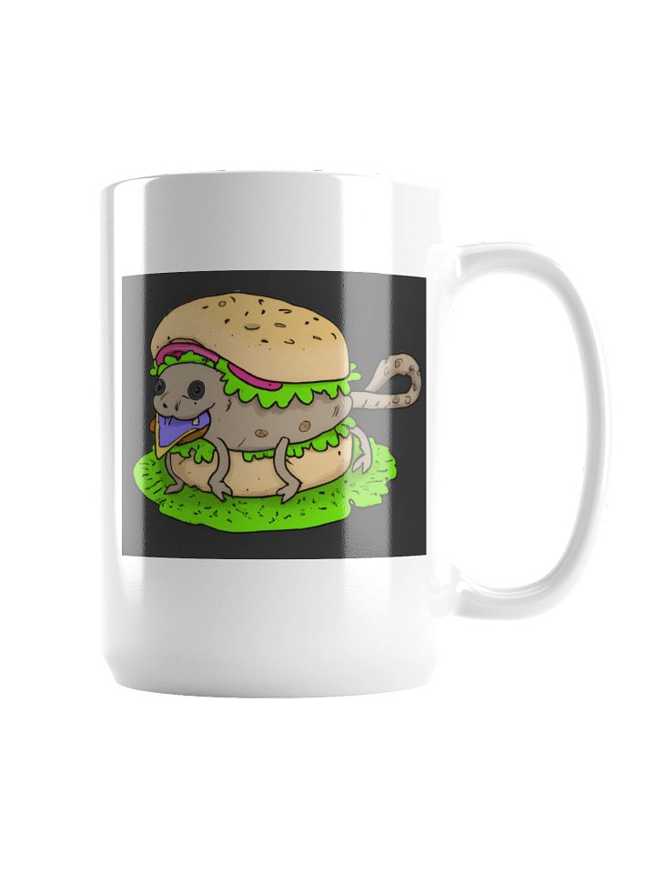 Watcher Bear Burger Cup — Science Art Coffee Mug product image (2)