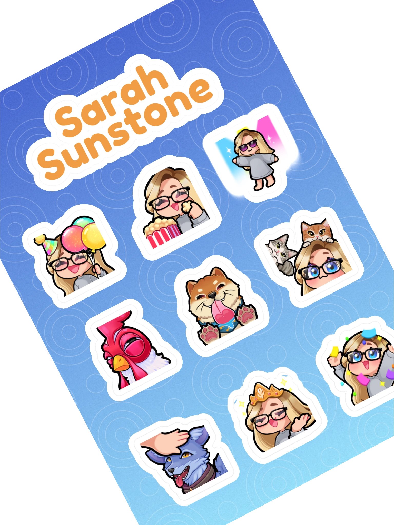Special Emote Sticker Sheet product image (1)