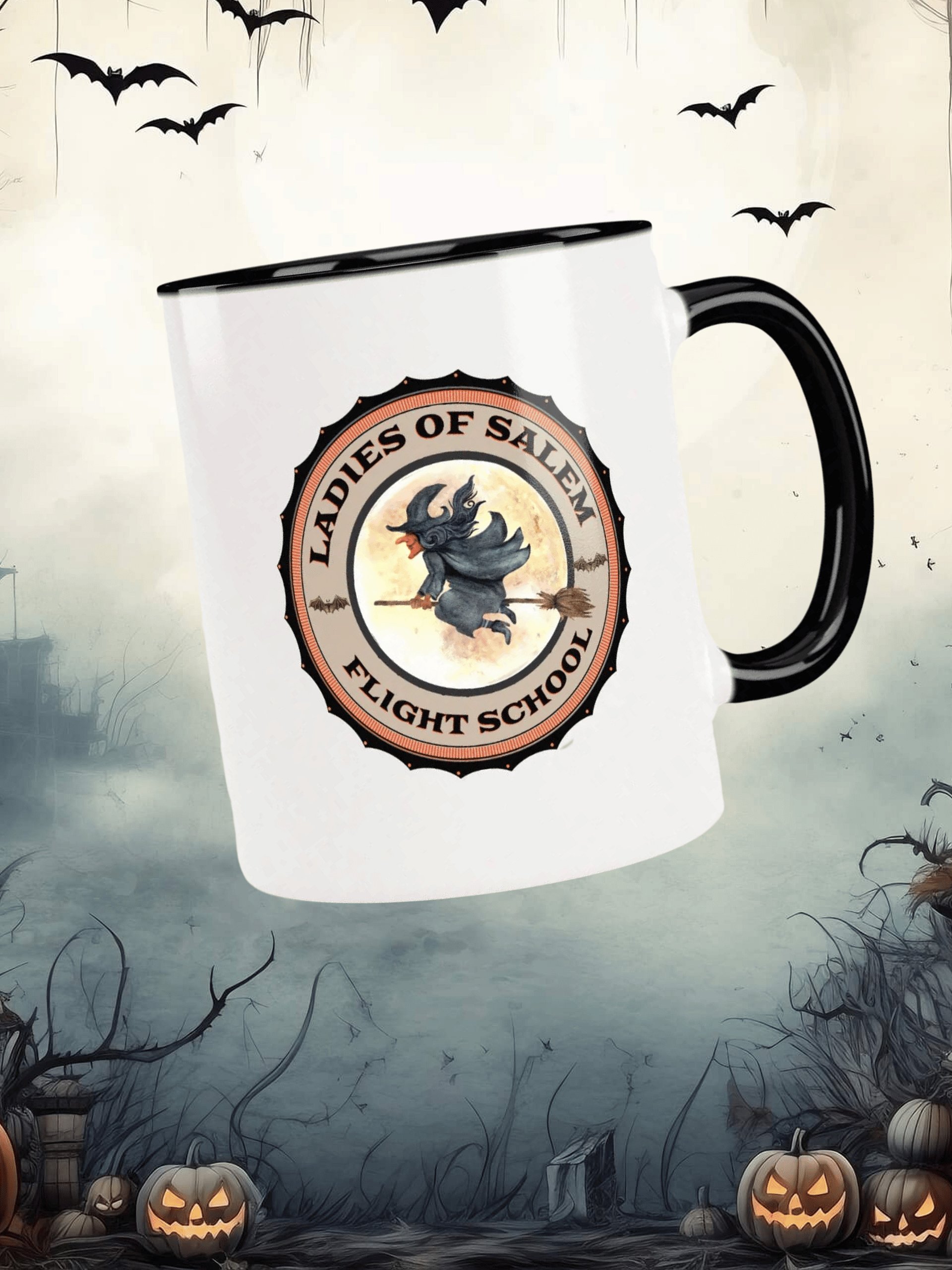 Ladies of Salem Flight School Witchy Halloween Mug product image (1)