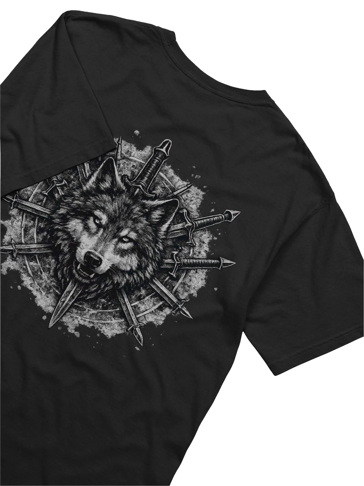 Alpha Wolf Swords Unisex Tee product image (6)