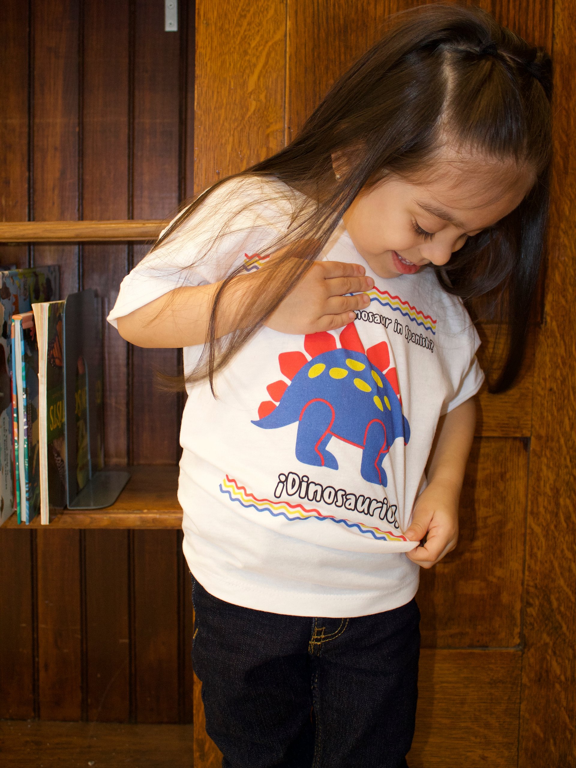 ¡Dinosaurio! Toddler T-Shirt with Red Spikes product image (4)