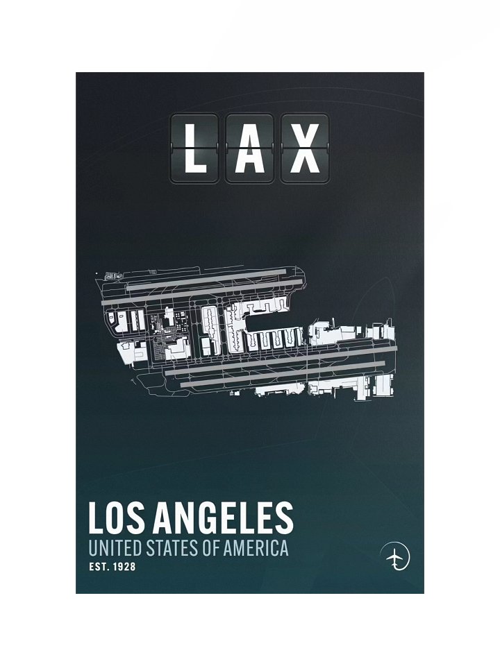 Los Angeles LAX Poster product image (1)