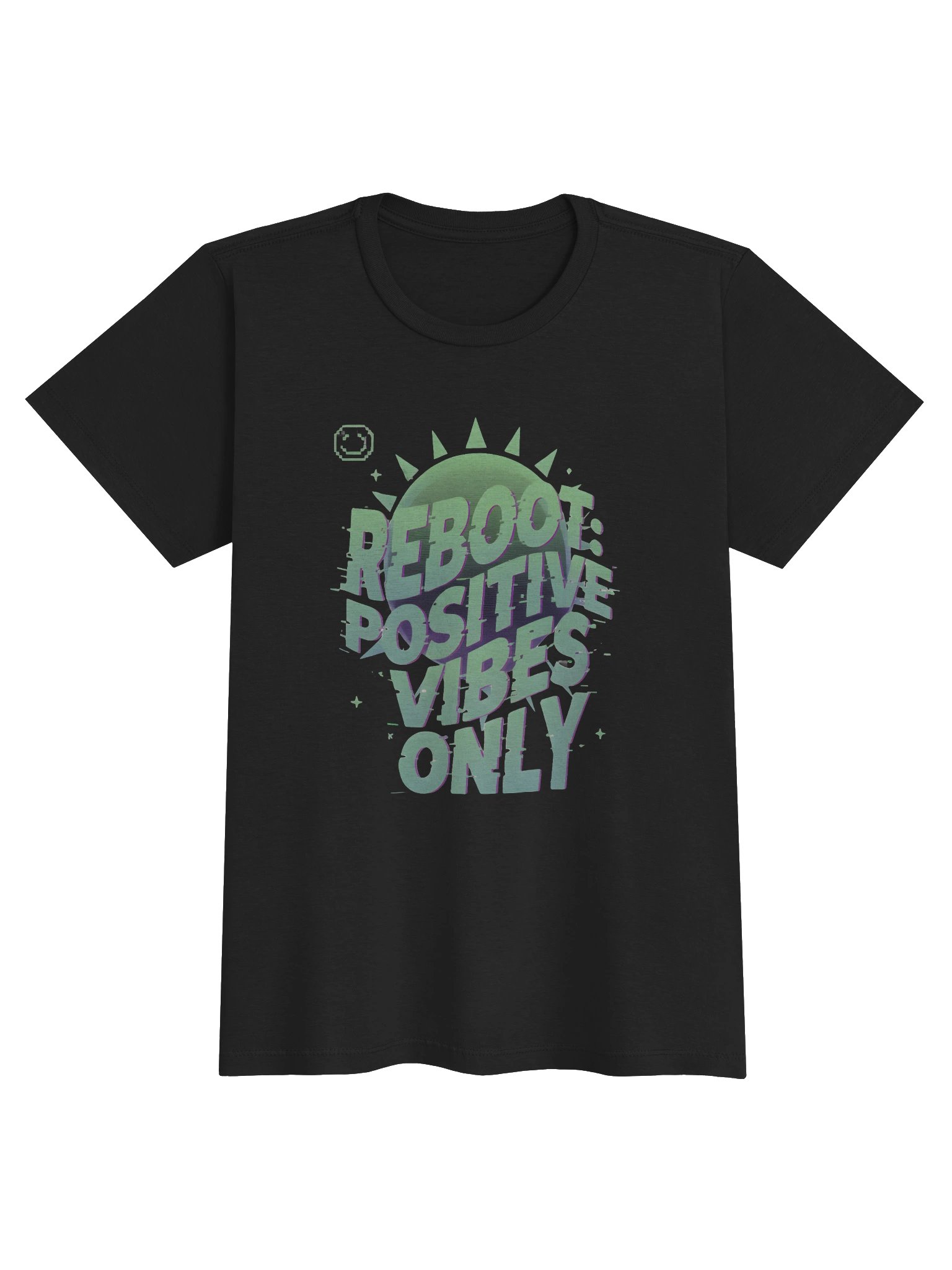 Womens REBOOT: Positive Glitch Tee product image (1)