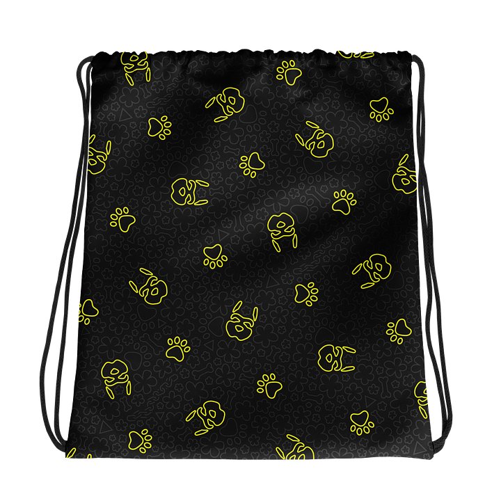 Psych Drawstring Bag - Night Yellow product image (1)
