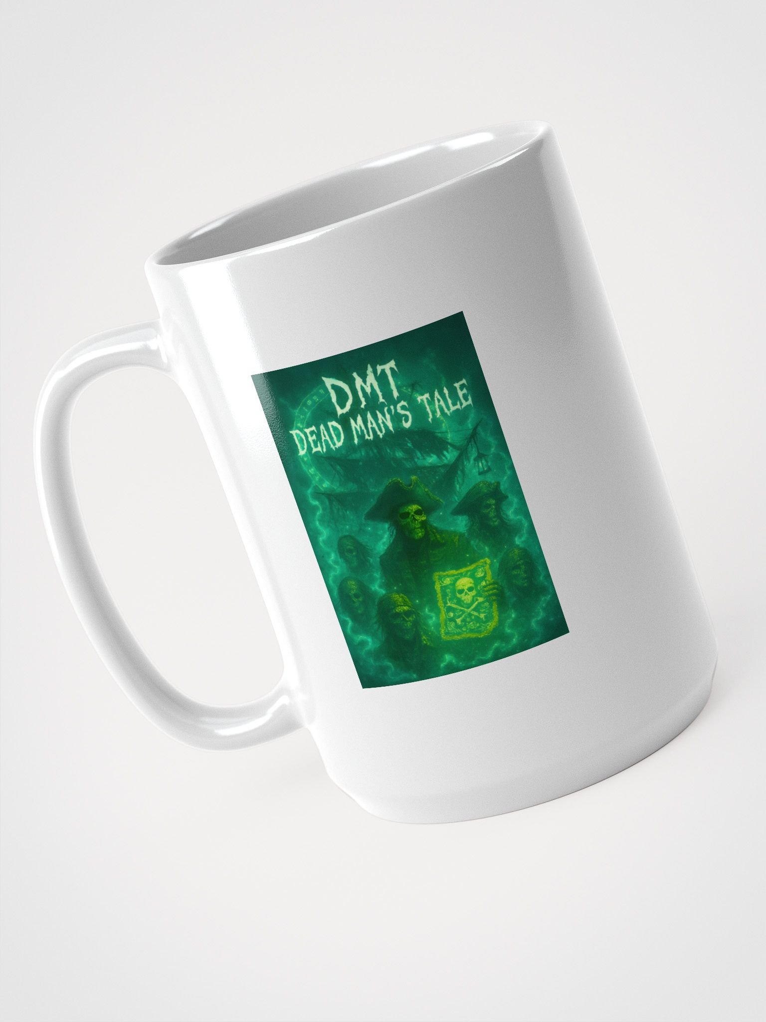 DMT White Glossy Mug product image (4)