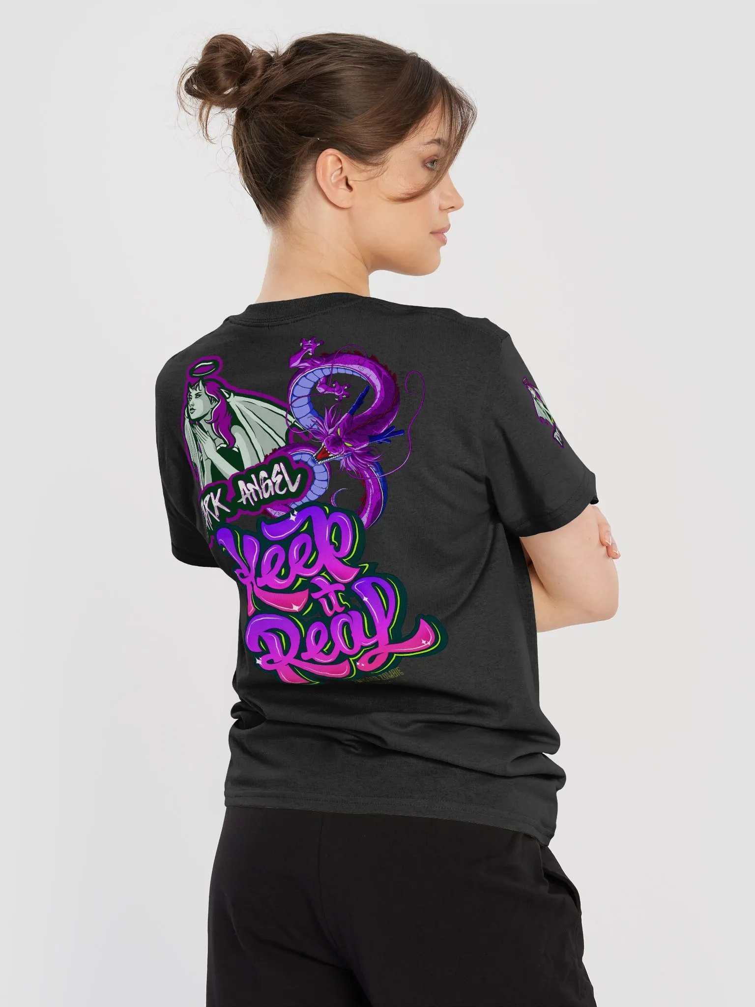 Dark Angel: KEEP IT REAL Dragon T-shirt product image (4)