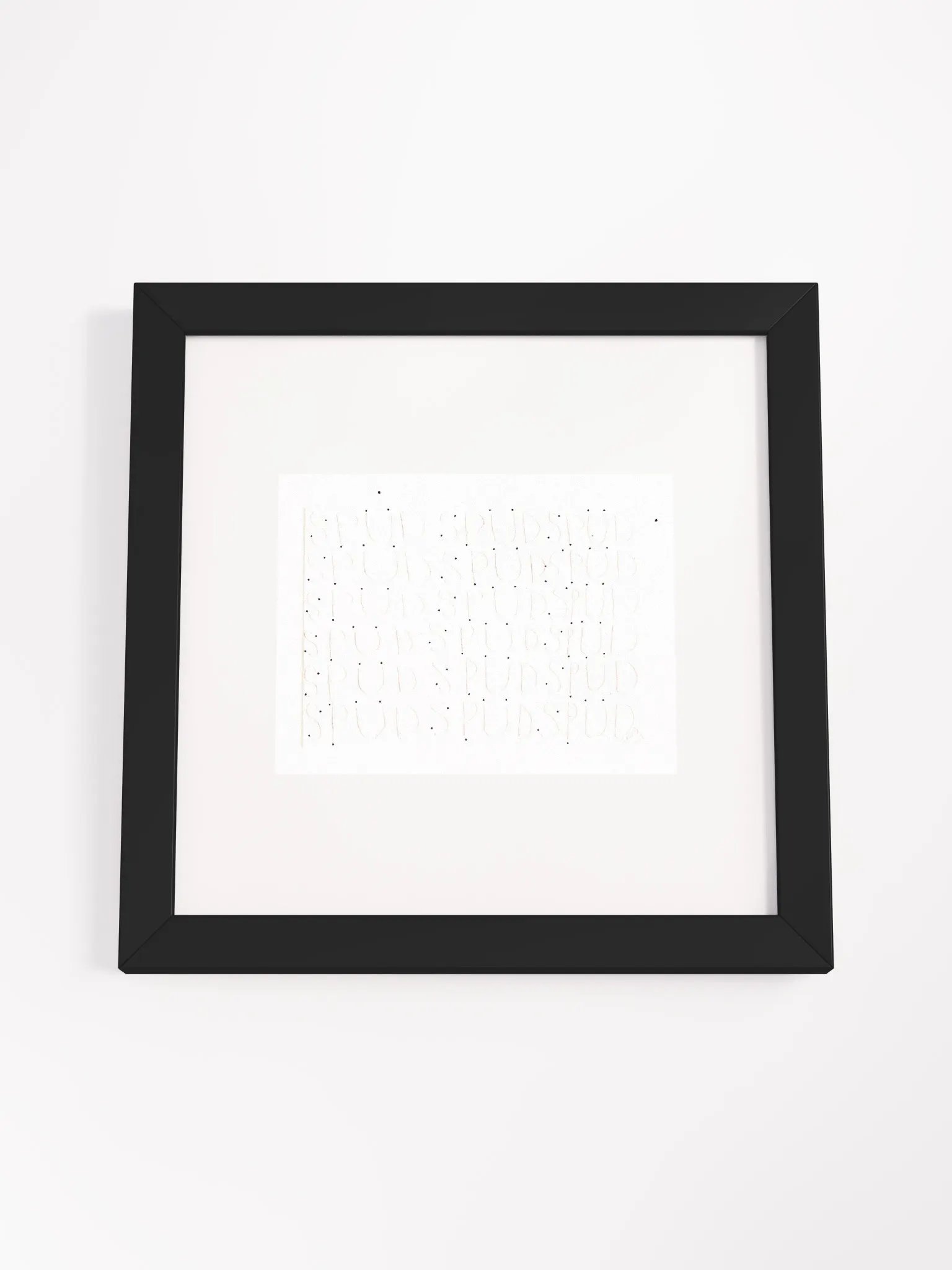 Spud Panel Card Print Framed product image (2)