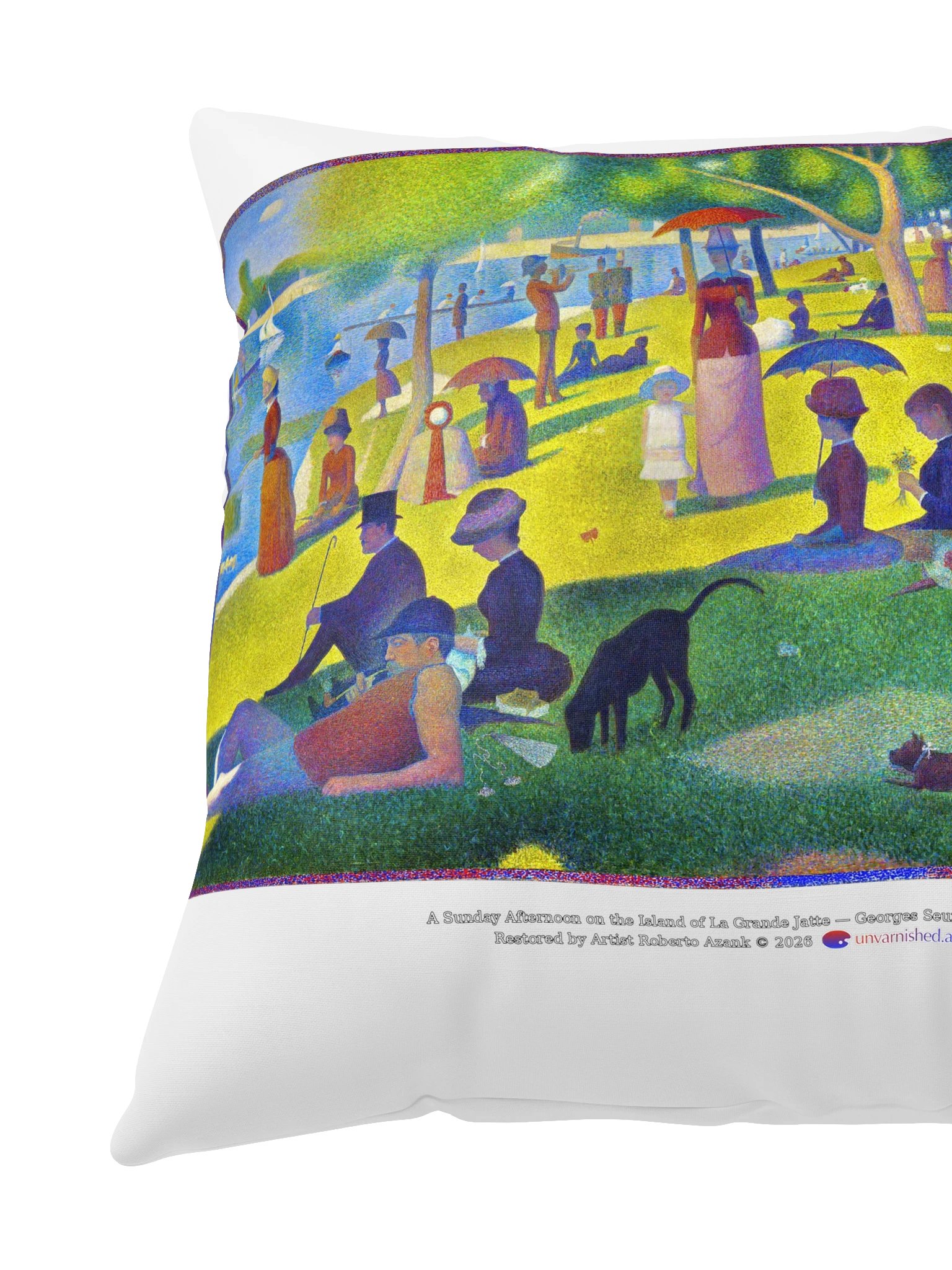 A Sunday Afternoon on the Island of La Grande Jatte — Pillow product image (3)