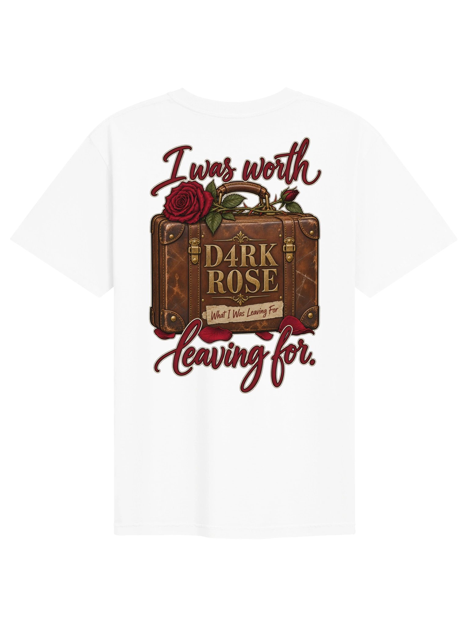 D4RK R0SE What I Was Leaving For Heavyweight T-Shirt product image (1)