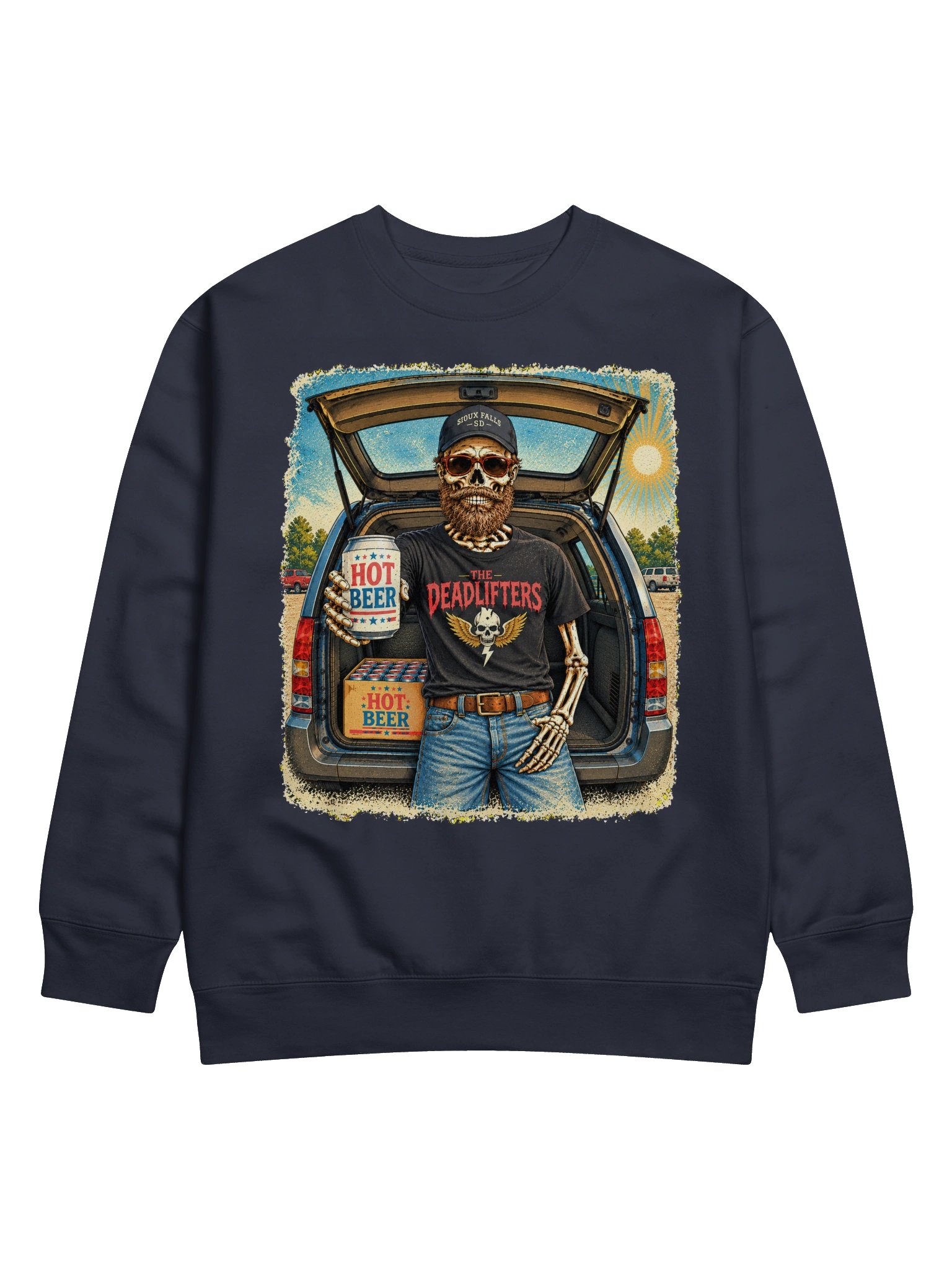 Hot Beer & Bad Decisions Sweatshirt product image (4)