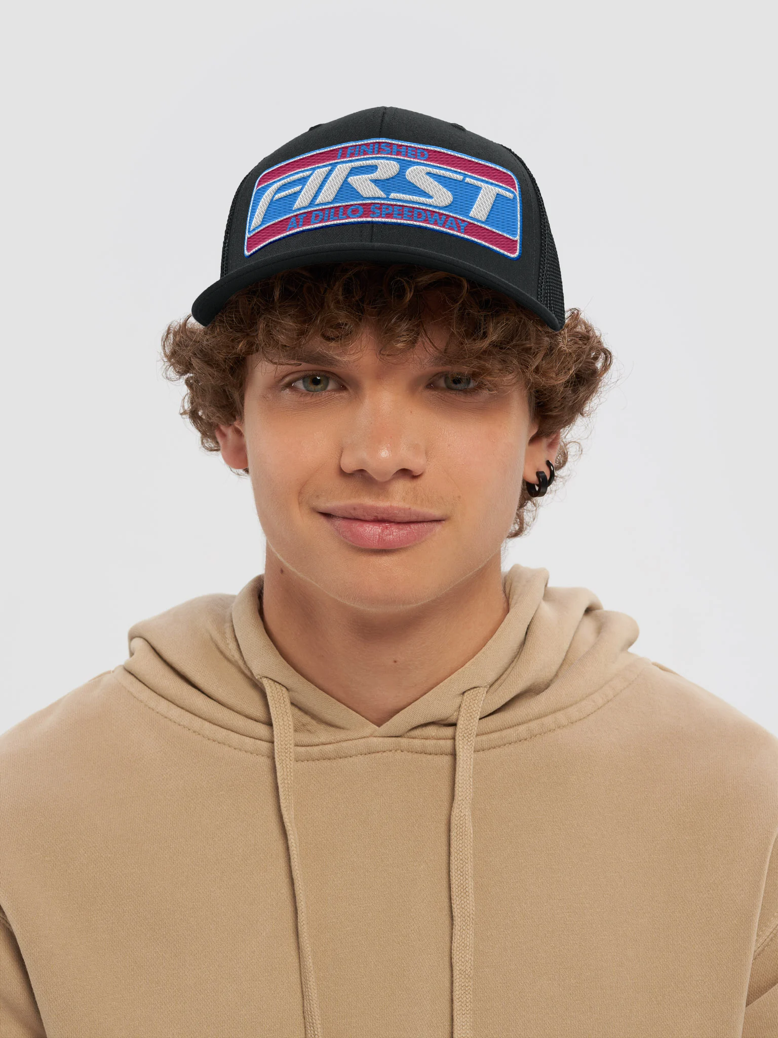 I Finished First at Dillo Speedway Trucker Hat (Mayfest Productions Member) product image (5)
