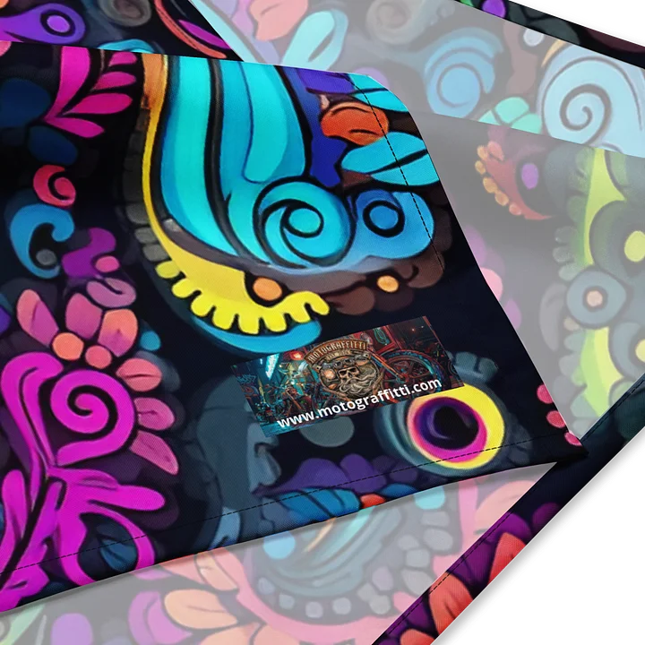 MötoGraffitti MötoGirl Neon Paisley Bandana product image (2)