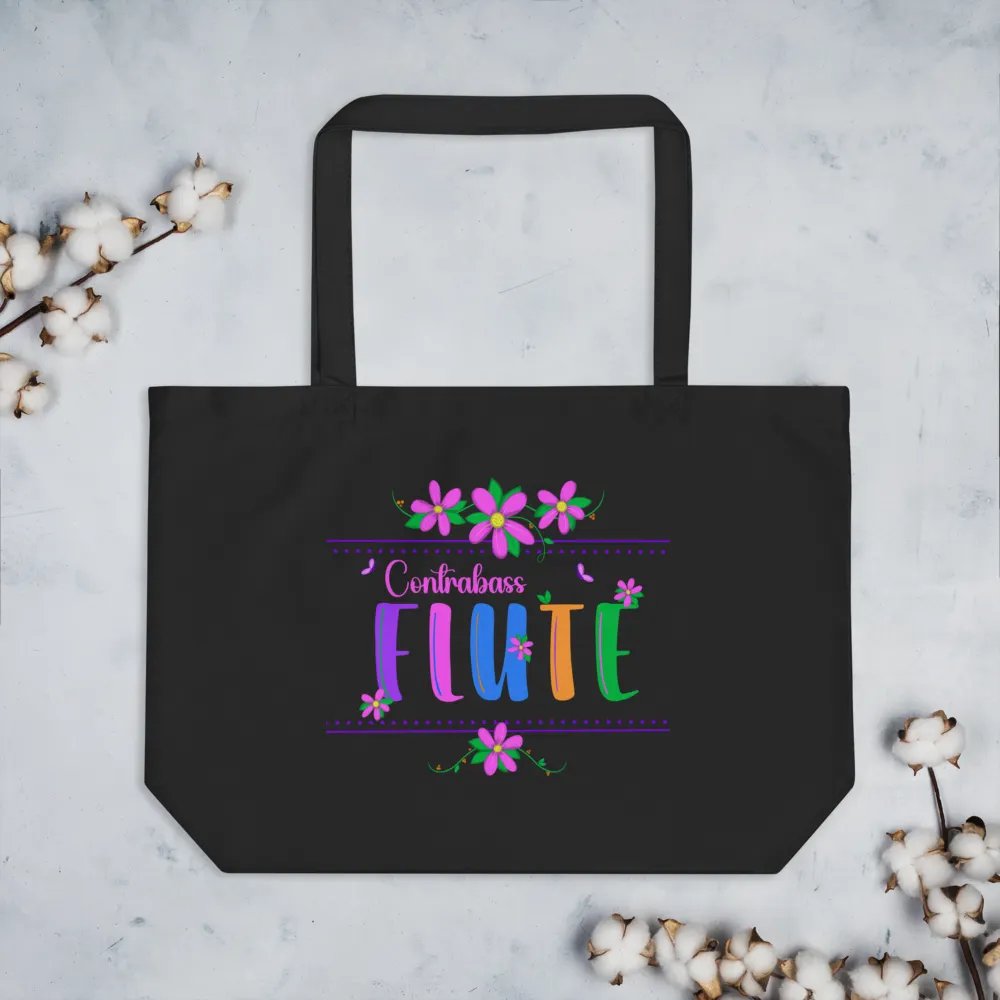 Floral Flute Large Tote - Contrabass product image (3)