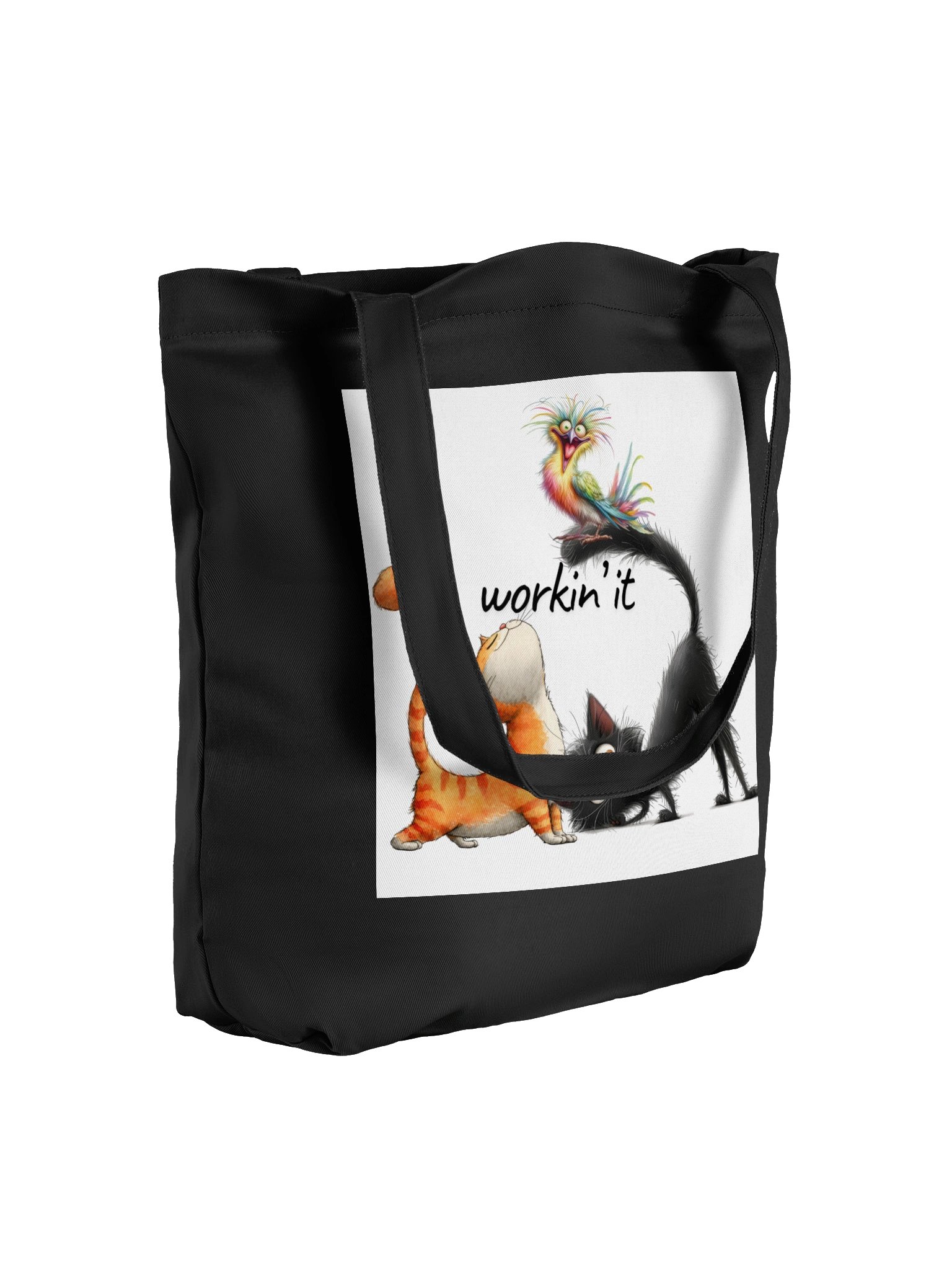Workin' It Cat Tote Bag product image (8)