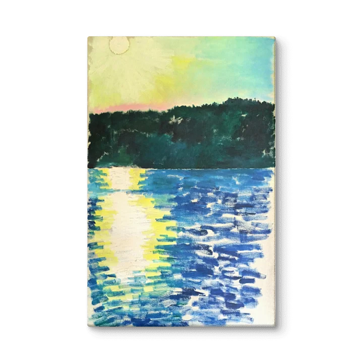 Sunset (1987) on canvas (26" x 40") product image (2)