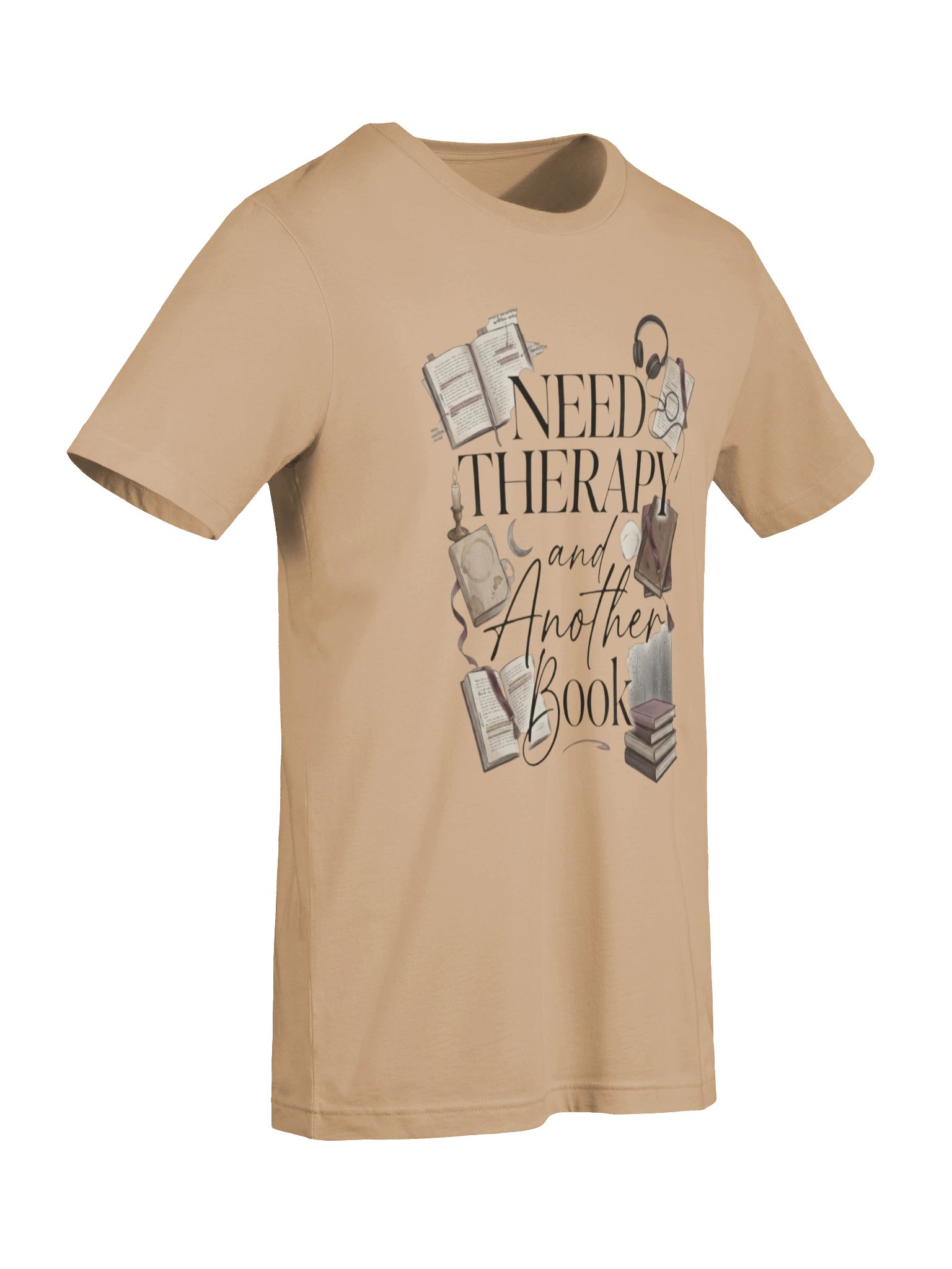 Need Therapy and Another Book Funny Reader T-Shirt for Book Lovers product image (7)