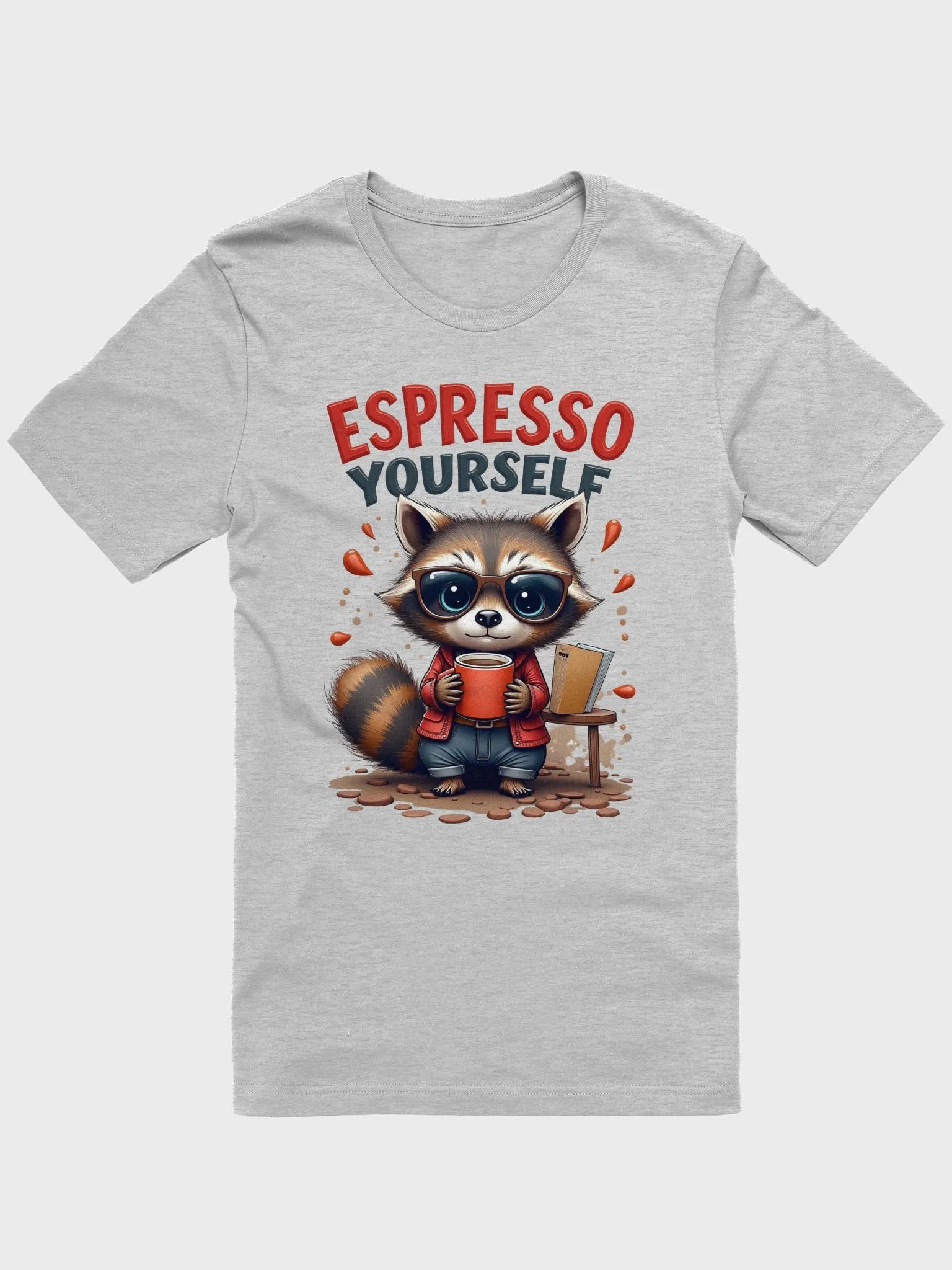 Raccoon Espresso Vibes T-Shirt product image (2)