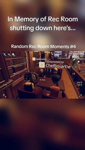 Random Rec room moments 4! #recroomshutdown #riprecroom #recroom #recroomfunnymoments gamingcontent