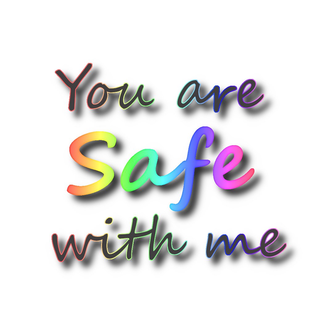 You are Safe with me Tumbler (with text) product image (4)