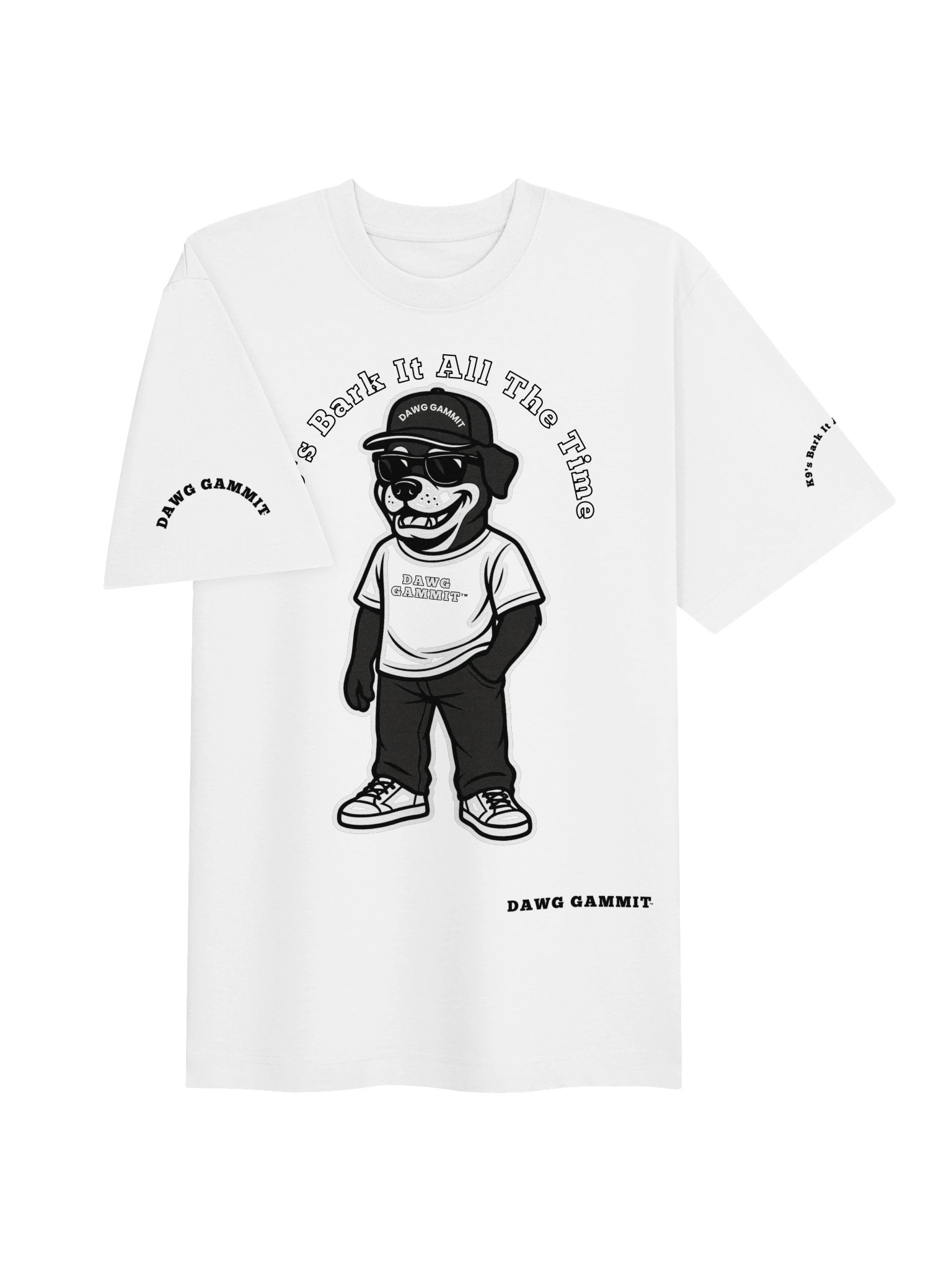 DAWG GAMMIT Rottweiler Dawg Heavy T-shirt product image (3)