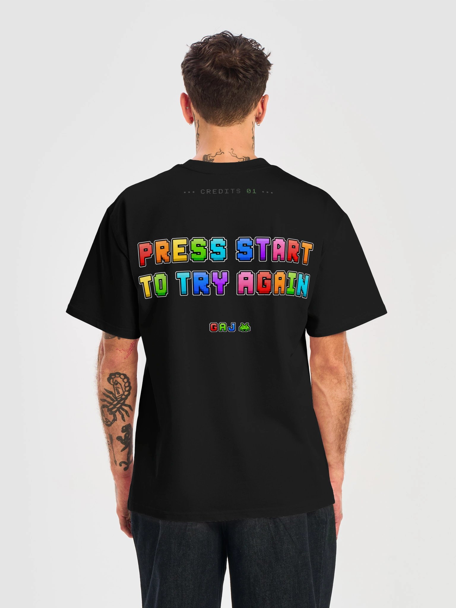 GAME OVER – Pixel Mode Tee - PREMIUM product image (6)