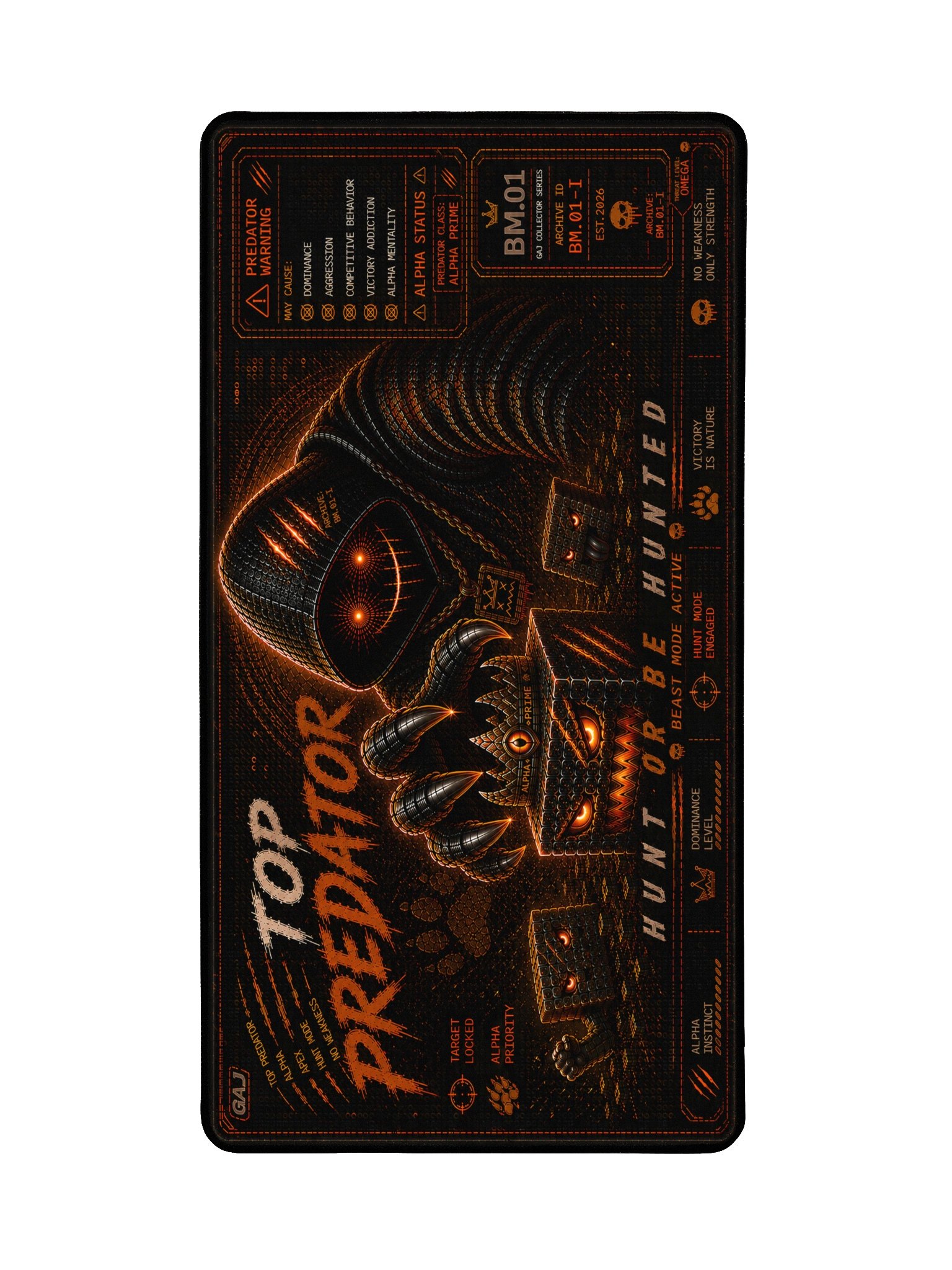GAJ - BM.01 – Top Predator Gaming Desk Mat product image (2)