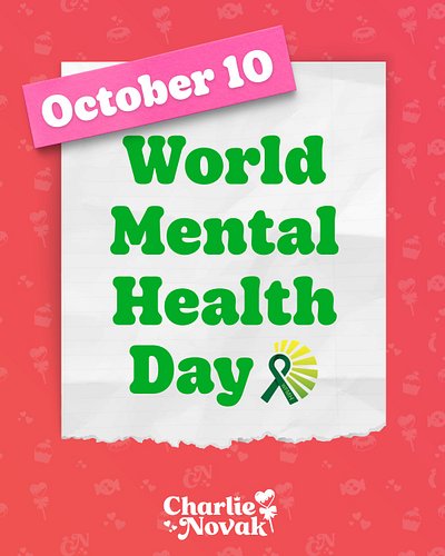 It's World Mental Health Day today and I wanted to share a little of the mental health rep you'll find in my books. 

If you'...