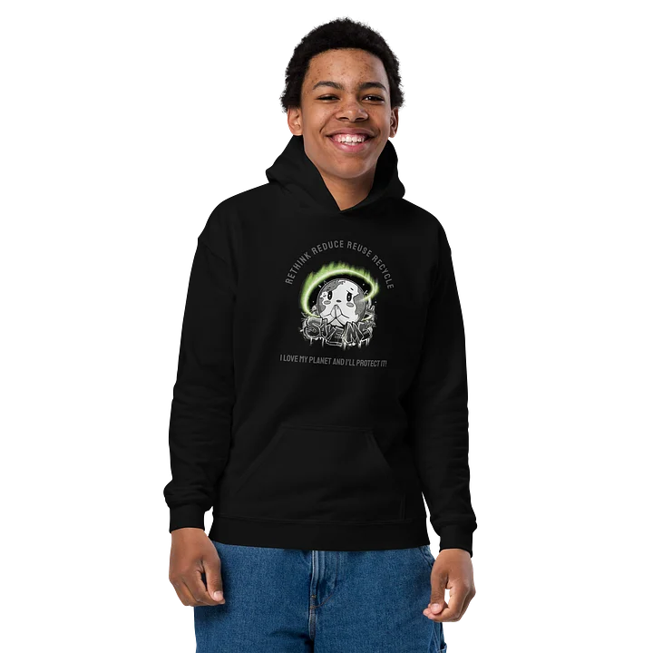 Save Me Kids Hoodie | Eco-Friendly Style for Young Activists product image (5)