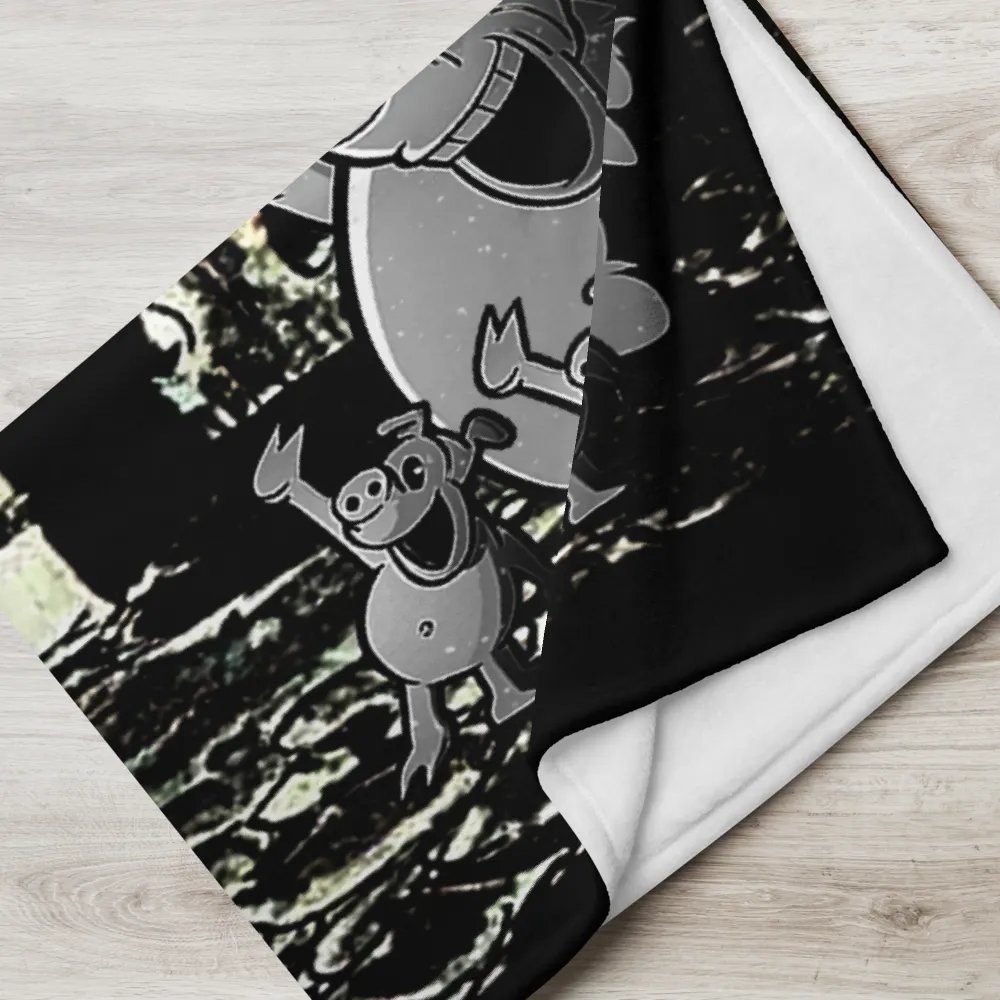 Satanic Claus Throw Blanket product image (17)