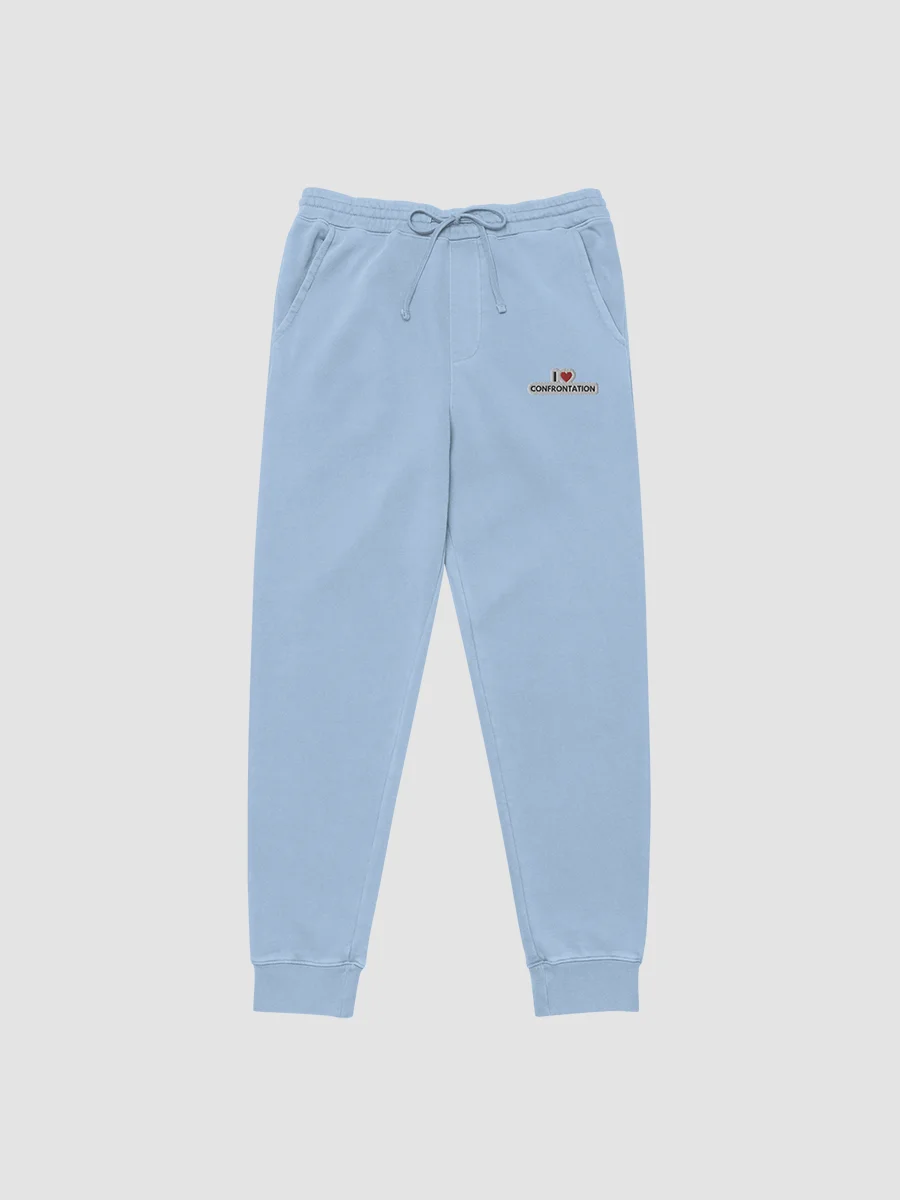 I <3 Confrontation embroidered pigment sweatpants (bubble design) product image (2)