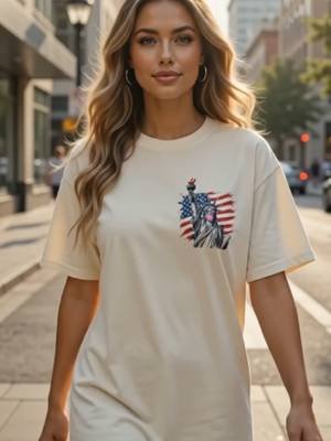 America turns 250 🇺🇸 Celebrate 1776–2026 in vintage patriotic style. This Comfort Colors tee features Lady Liberty, the American flag and bold front-and-back artwork. Perfect for Fourth of July, summer outfits and proud Americans. #America250 #USA250 #FourthOfJulyShirt #PatrioticShirt #ComfortColors #StatueOfLiberty #AmericanStyle #GraphicTee