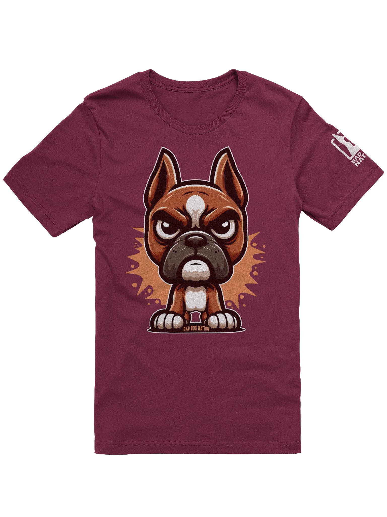 Boxer Angry Pup - Premium Unisex T-shirt product image (1)