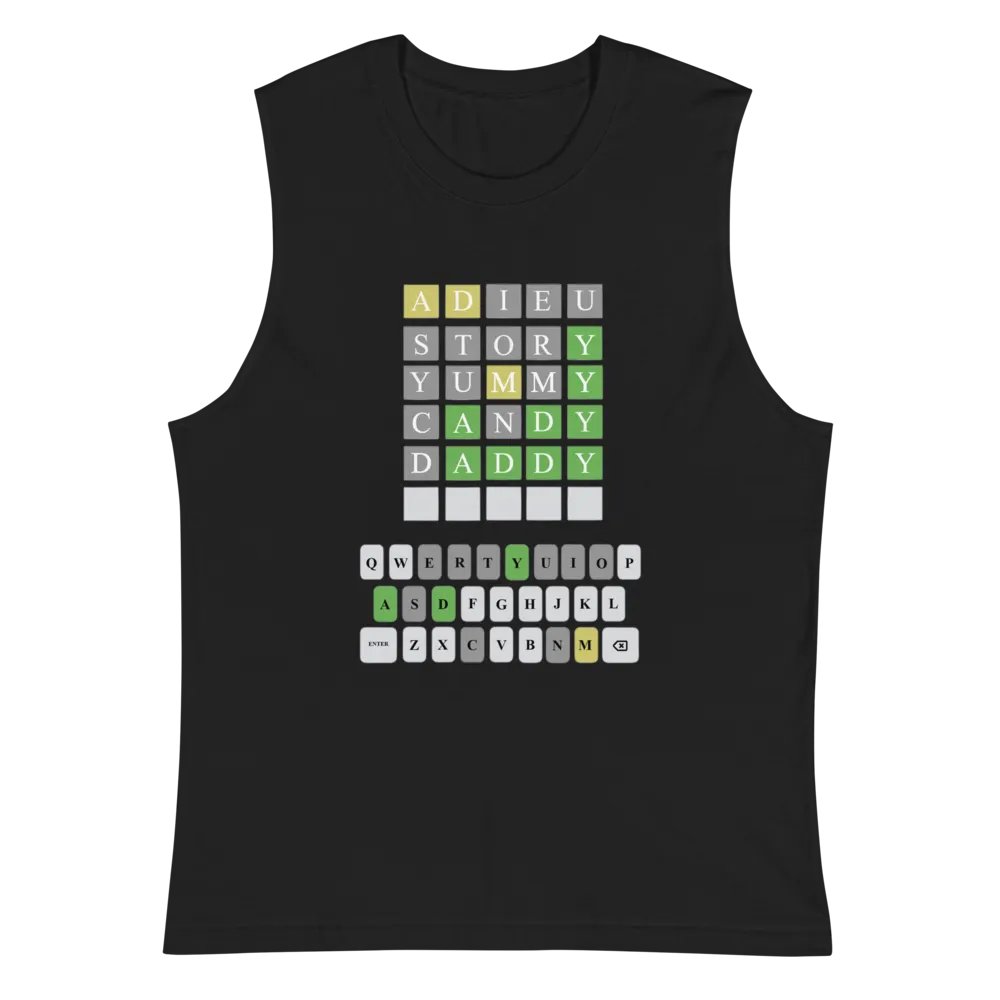 Wordle Muscle Tee product image (2)