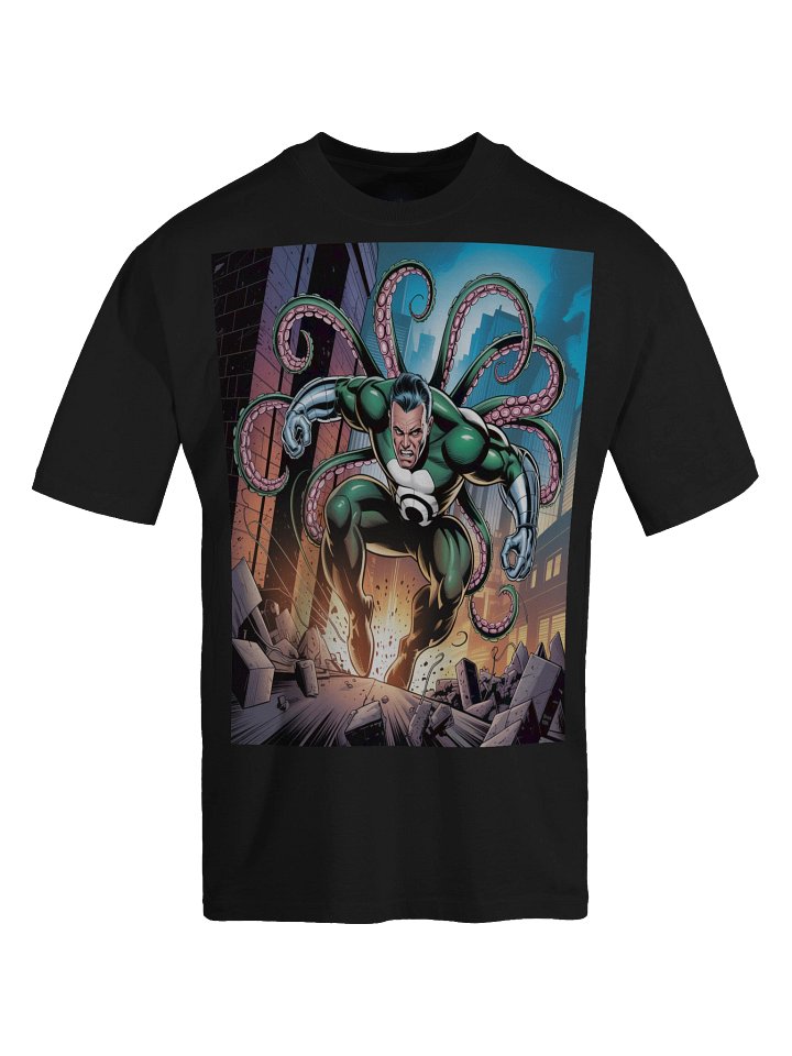 Doctor Octopus Tentacle Rampage Oversized Faded T-Shirt – Octo Eclipse Onslaught product image (1)