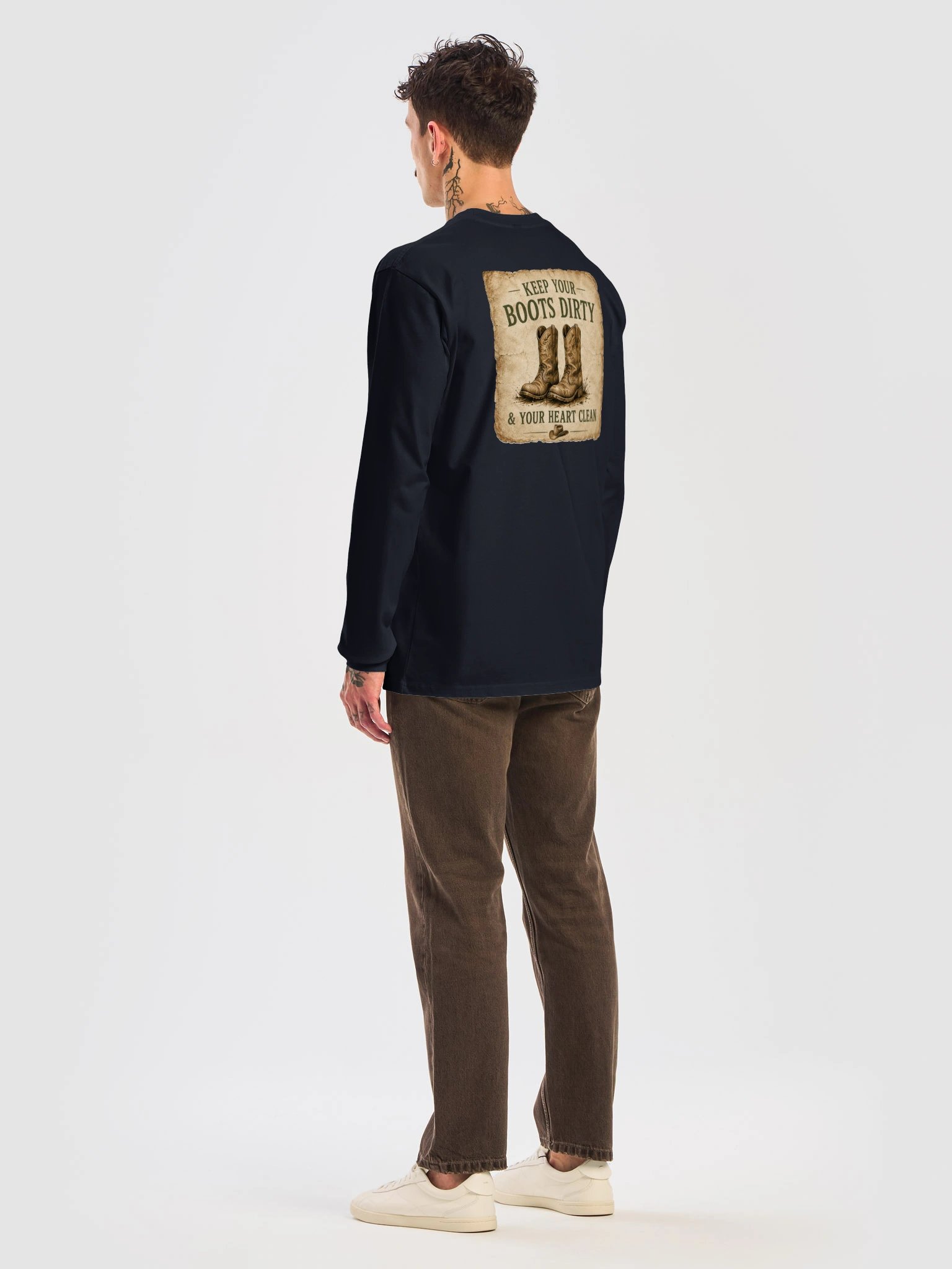 Keep Your Boots Dirty Long Sleeve Tee product image (8)