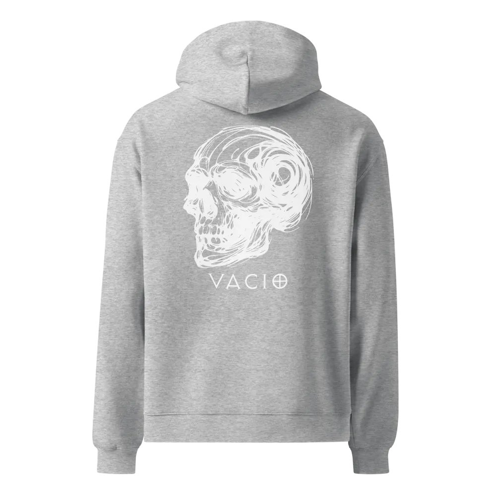 VACIO Skull Swirl Premium Relaxed Fit Hoodie product image (1)