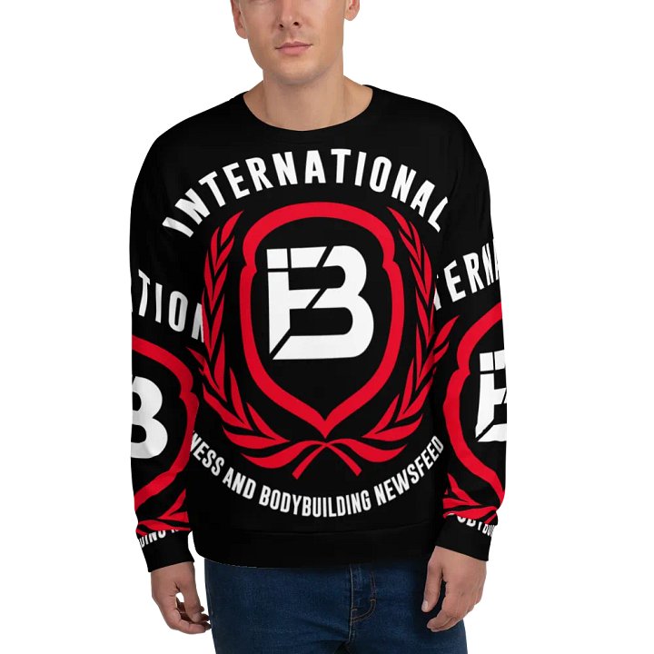 IFBNewsfeed.Org's All-Over Print Recycled Unisex Sweatshirt product image (2)
