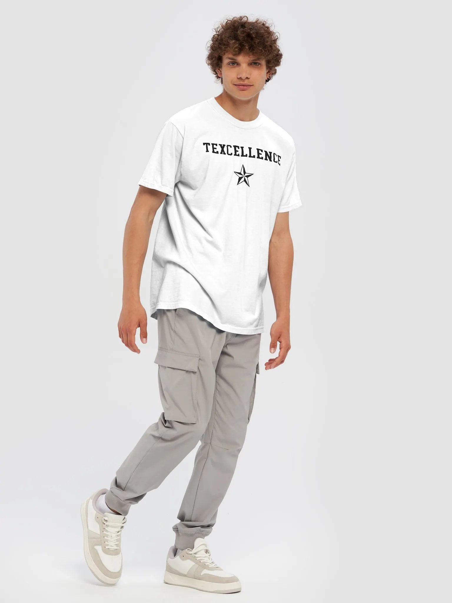 Texcellence Black Graphic T-Shirt product image (7)