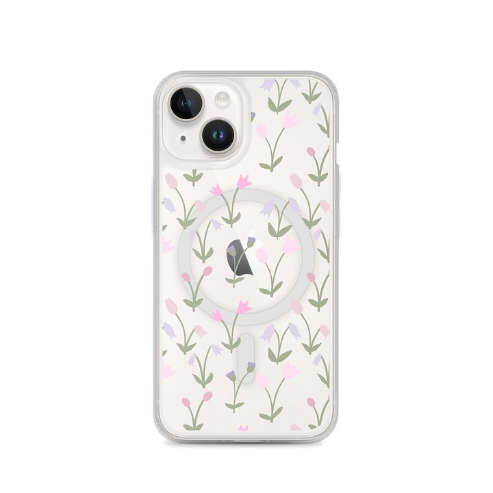 TULIPS AND BLUE BELLS GARDEN MagSafe® Clear Case product image (4)