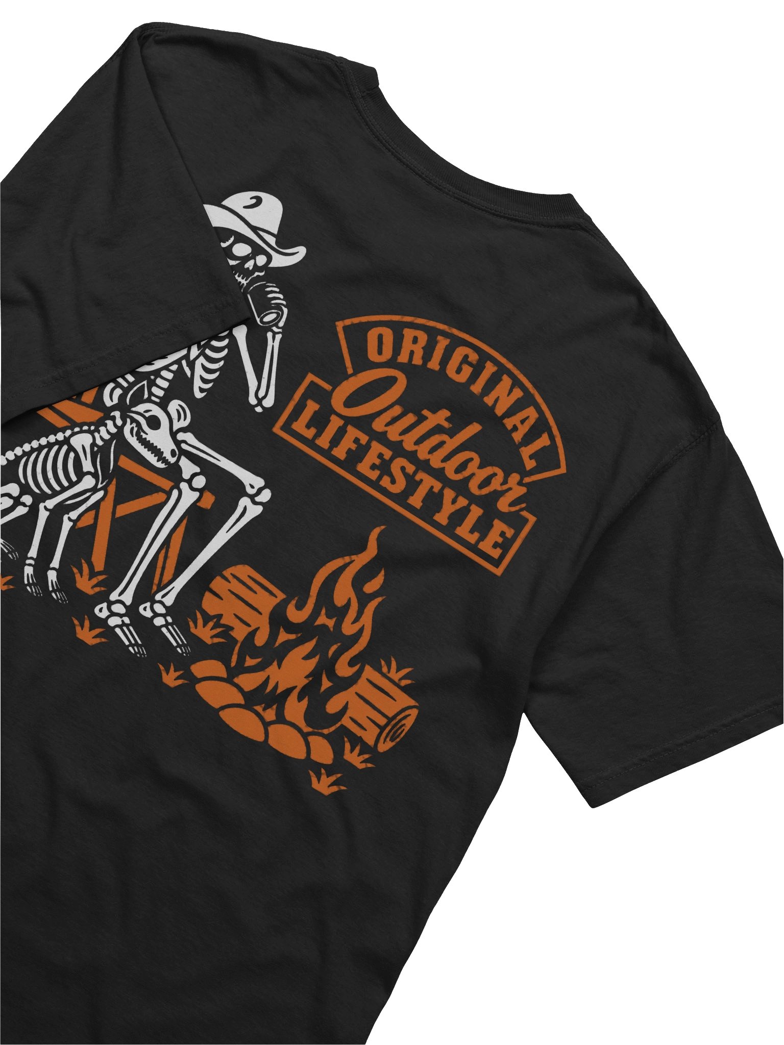 Original Outdoor Lifestyle Cowboy Skeleton Shirt product image (3)
